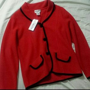 NWT Pendelton Merino Wool Cardigan Sweater SMALL